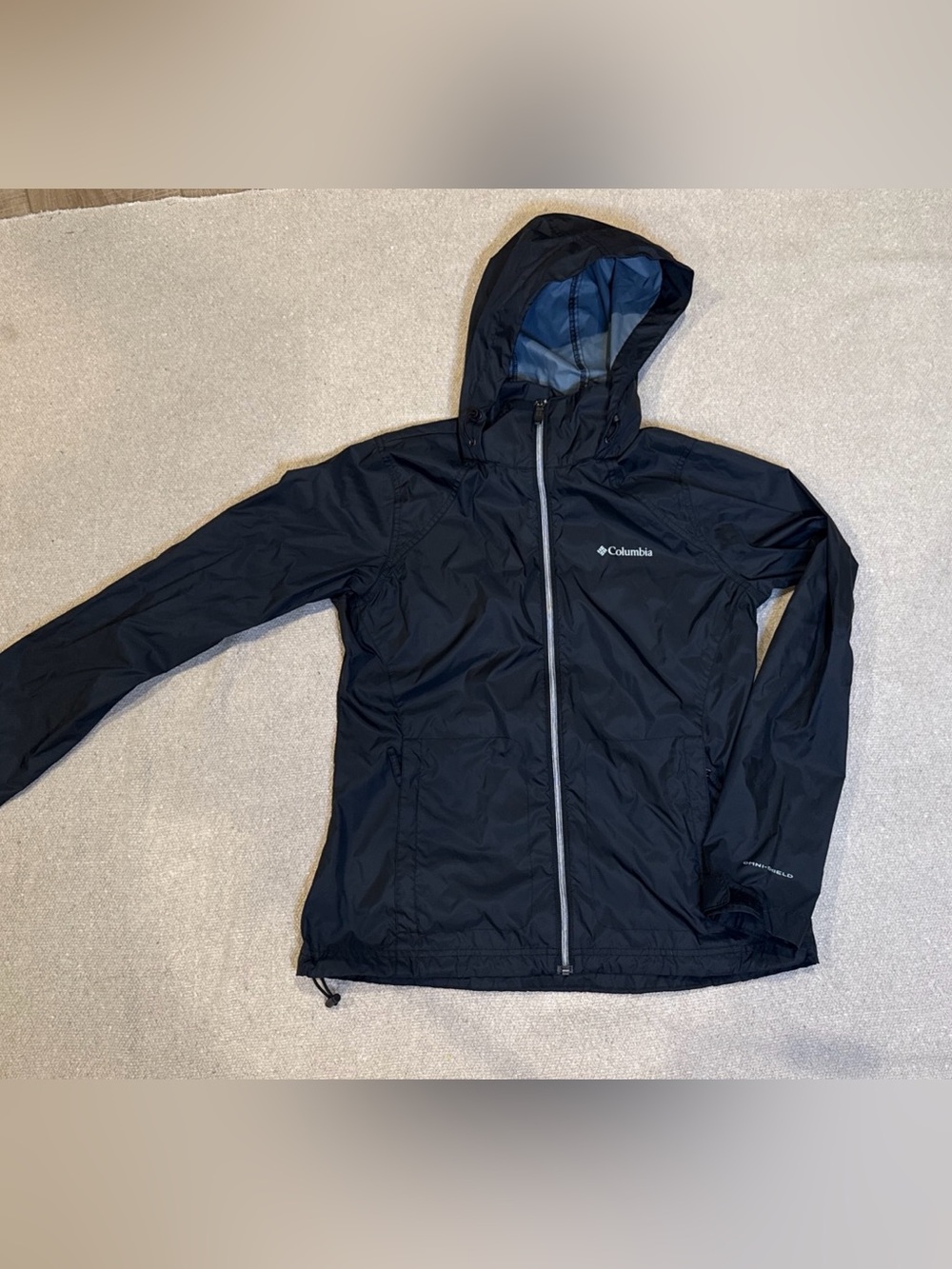 Columbia Women’s Black Hooded Columbia Jacket Size M